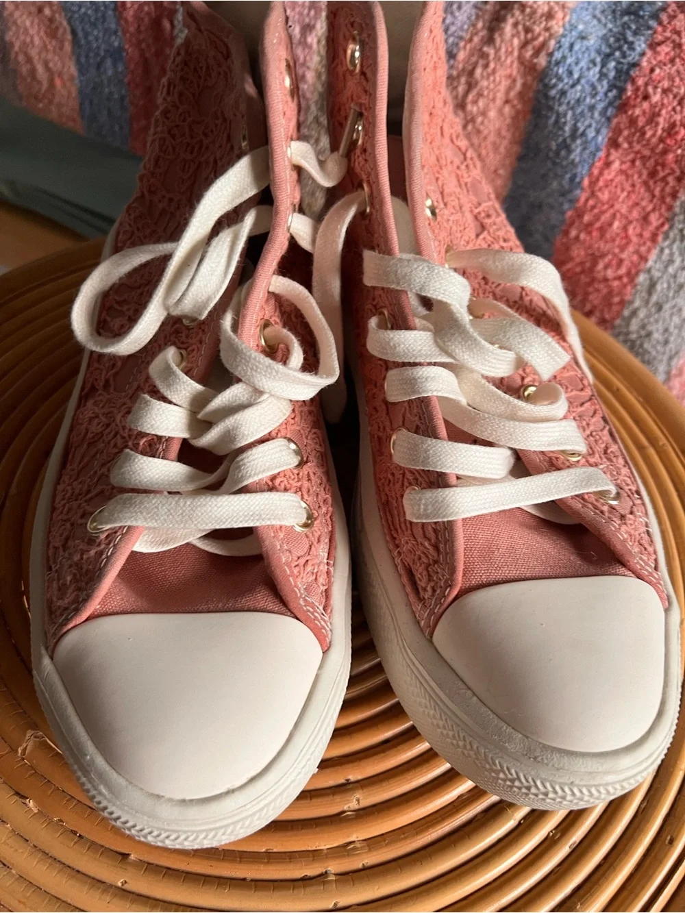 Converse Chuck Taylor All Star "Crochet Laces" High-Top Sneakers - Picture 6 of 6